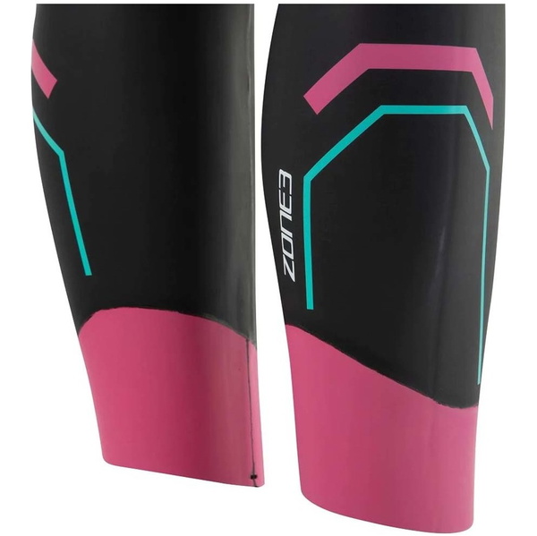2026 Zone3 Da Donna Agile Swim Muta WS21WAGI114 - Black / Pink / Turquoise